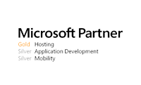 partner microsoft - gold hosting partner, silver development partner